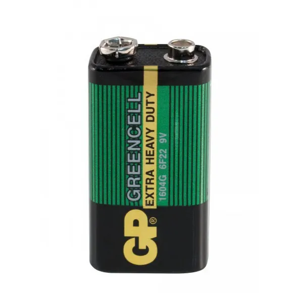 Baterie 9V ZnCl Greencell, GP Batteries, 1 kus